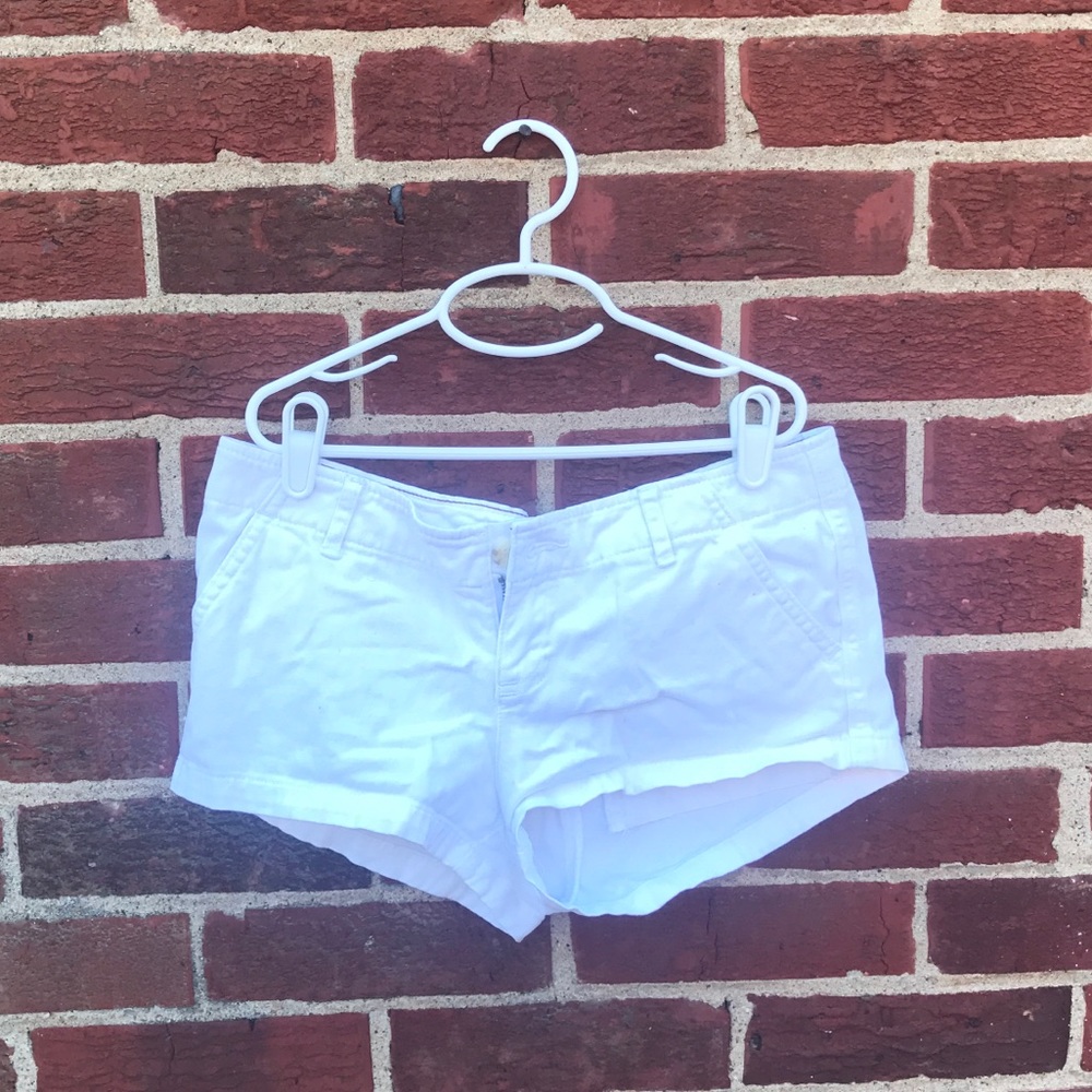 White Hollister Shorts